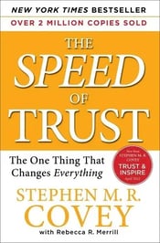 cover of The Speed of Trust, by Stephen M. R. Covey